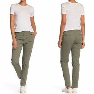 Theory Olive green boyfriend twill pant